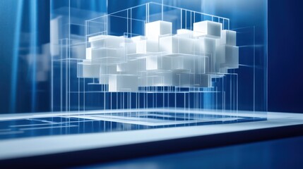 Poster - Data cloud computing digital holographic tablet