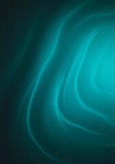 Wall Mural - this image showcases a calm and serene abstract background with a blue to green gradient and a flowi