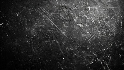 Poster - Dark Abstract Grunge Texture with White Noise and Scratches