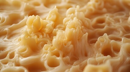 Poster - Close-up of an abstract, creamy texture. Swirling, sculpted paste forms a unique and artistic background. Abstract Creamy Texture: A Close-Up of Swirling, Sculpted Paste