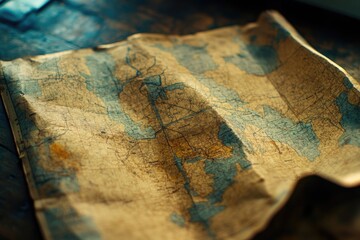 Poster - A map printed on a piece of paper