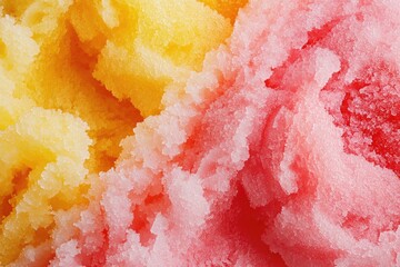 Poster - A close-up shot of a bunch of sugared doughnuts