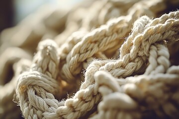 Poster - A tight bundle of rope, suitable for various uses from camping to crafting
