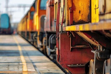 Aufkleber - Train on track, transportation, journey, travel, adventure