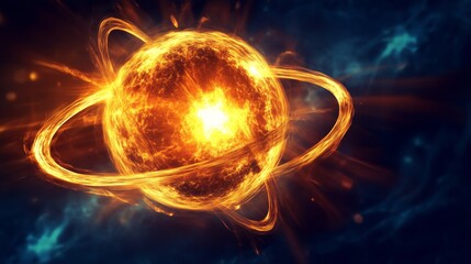 Wall Mural - cosmic singularity energy explosion
