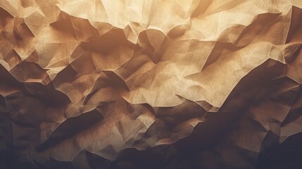 Poster - abstract textured background with soft lighting, resembling crumpled paper in warm tones