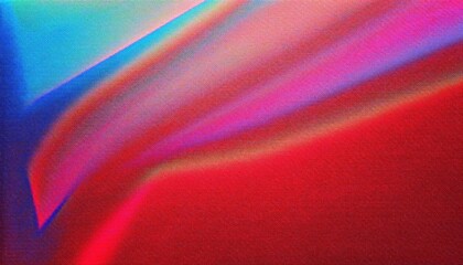Poster - abstract gradient light streaks on textured surface in blue and red hues, vibrant color patterns for graphic design