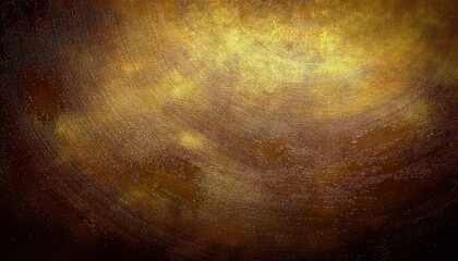 Poster - textured golden abstract swirl with metallic sheen and soft light reflections, ideal for creative design or artistic background