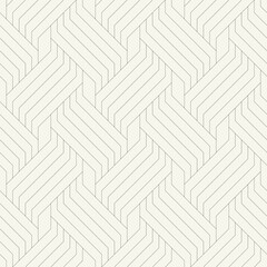 Wall Mural - vector seamless pattern. modern stylish texture. repeating geometric background. striped monochrome 