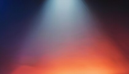 Poster - subtle gradient light transition in dark space with soft red and blue hues, perfect for minimalist design and background