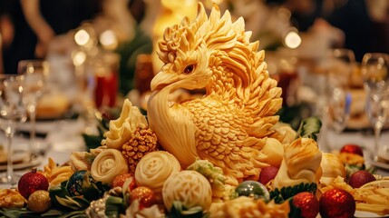 Sticker - The Phoenix Sculpture at the Banquet