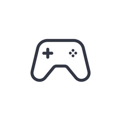 Poster - Gamepad. game controller. joystick icon symbol vector sign isolated on white background illustration for graphic and web design