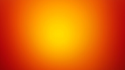 a bright orange background with a yellow circle in the center