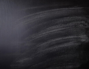Fototapete - black chalk board texture background chalkboard blackboard school board surface with scratches and chalk traces space for text
