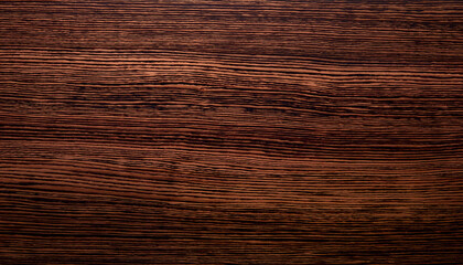 Fototapete - dark and textured wenge veneer with distinctive linear wood grain