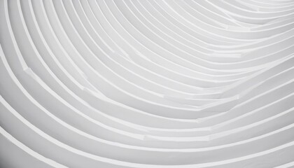 Aufkleber - abstract white curves flowing on smooth surface, modern minimalistic design for background and digital art