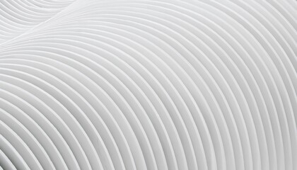 Aufkleber - abstract white curves flowing on smooth surface, modern minimalistic design for background and digital art