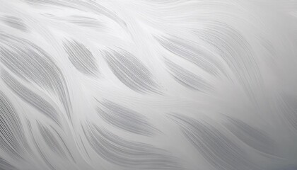 Poster - abstract white wavy lines texture on smooth surface, elegant minimalistic design for modern interior decor or art prints