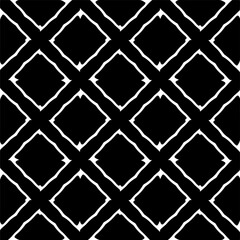 Wall Mural - Vector pattern in ornamental style. Black and white color. Simple all over print block for apparel textile, ladies dress, fashion garment, digital wall paper.