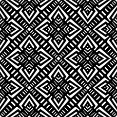 Wall Mural - Vector pattern in ornamental style. Black and white color. Simple all over print block for apparel textile, ladies dress, fashion garment, digital wall paper.