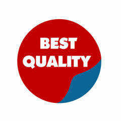 best quality product iconic label - colorful banner
