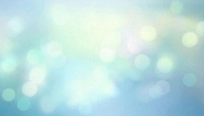 Poster - soft blue bokeh background with blurred circles, ideal for abstract design, website background, or artistic projects

