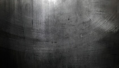Poster - abstract dark brushed metal surface with light reflections, subtle texture, ideal for modern design background or minimalistic art