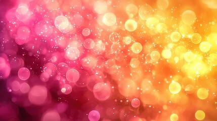 Aufkleber - Pink, Orange and Yellow Gradient Refocused Blurred Motion Abstract Background , 8k image