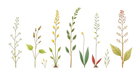 set of plants