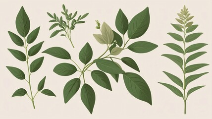Naklejka na meble Andrographis Paniculata (ฟ้าทะลายโจร) - Thai Medicinal Herb