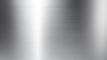 Wall Mural - Brushed metal texture background, polished metallic finish for modern design and industrial applications