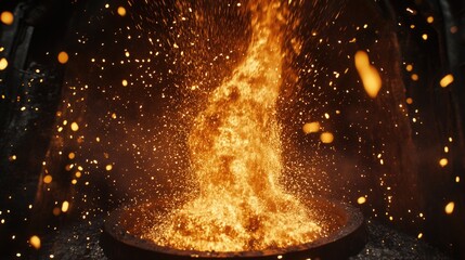 Wall Mural - Fire Pit Blaze