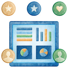 Poster - ecommerce marketing plan, Data driven marketing strategy with analytics and social engagement