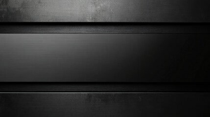 Poster - Abstract Black Textured Background with Subtle Stripes and Patterns