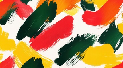 Poster - Colorful Abstract Brush Stroke Pattern for Art and Design Projects