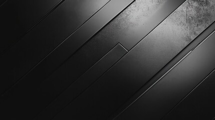 Poster - Textured Black Planks on Dark Surface for Modern Design Background