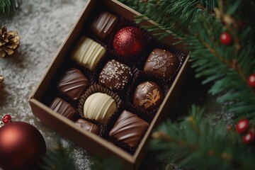 Poster - Box of Chocolates on Table