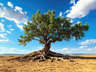 Sticker - Tree in Sandy Field