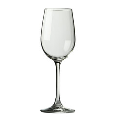 Poster - Elegant wine glass with tall stem and clear bowl, perfect for serving red or white wine. Ideal for formal dining or special occasions