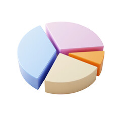 Poster - Colorful pie chart segments representing data visualization