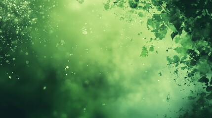 Poster - Green background image for making advertisements, banners, and social media posts for companies.