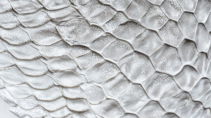 Poster - detailed close up of reptile skin showcases intricate texture and pattern of scales, highlighting natural design and structure. image captures unique and complex surface of skin, emphasizing its