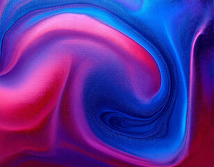 Wall Mural - abstract vibrant color flow with grainy pink blue purple and red noise texture