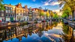 © Vitaliy - Canal Houses Reflection, Amsterdam