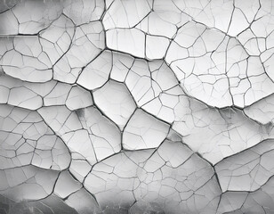 Wall Mural - light white texture cracks rifts grunge rough distress old vintage retro noise grain pattern overlay