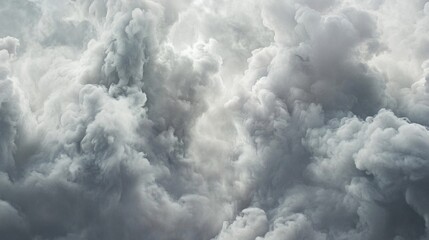 Aufkleber - Dark and billowing clouds loom overhead, swirling with shades of gray in a turbulent sky. The atmosphere is charged, hinting at an approaching storm that casts an intriguing shadow