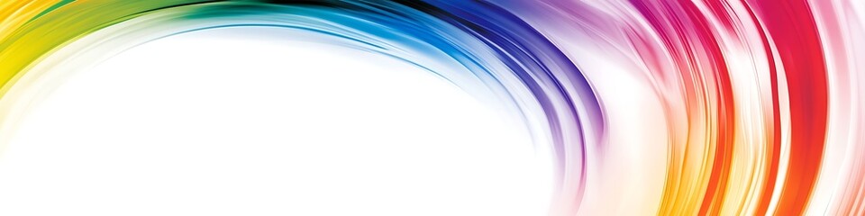 Poster - A bright, abstract circular pattern