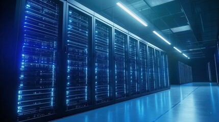 Poster - Modern IT Systems Audit in Bright Office Environment