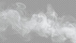 © Natalia - Vector illustration of soft, flowing white smoke with a transparent background. Ideal for overlays, fog effects, steam, and atmospheric elements.