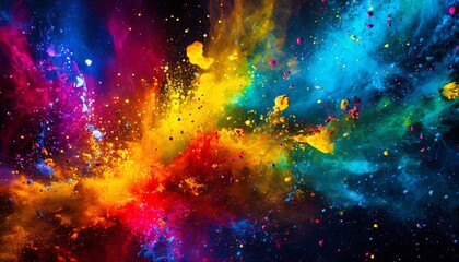 abstract colorful splash background